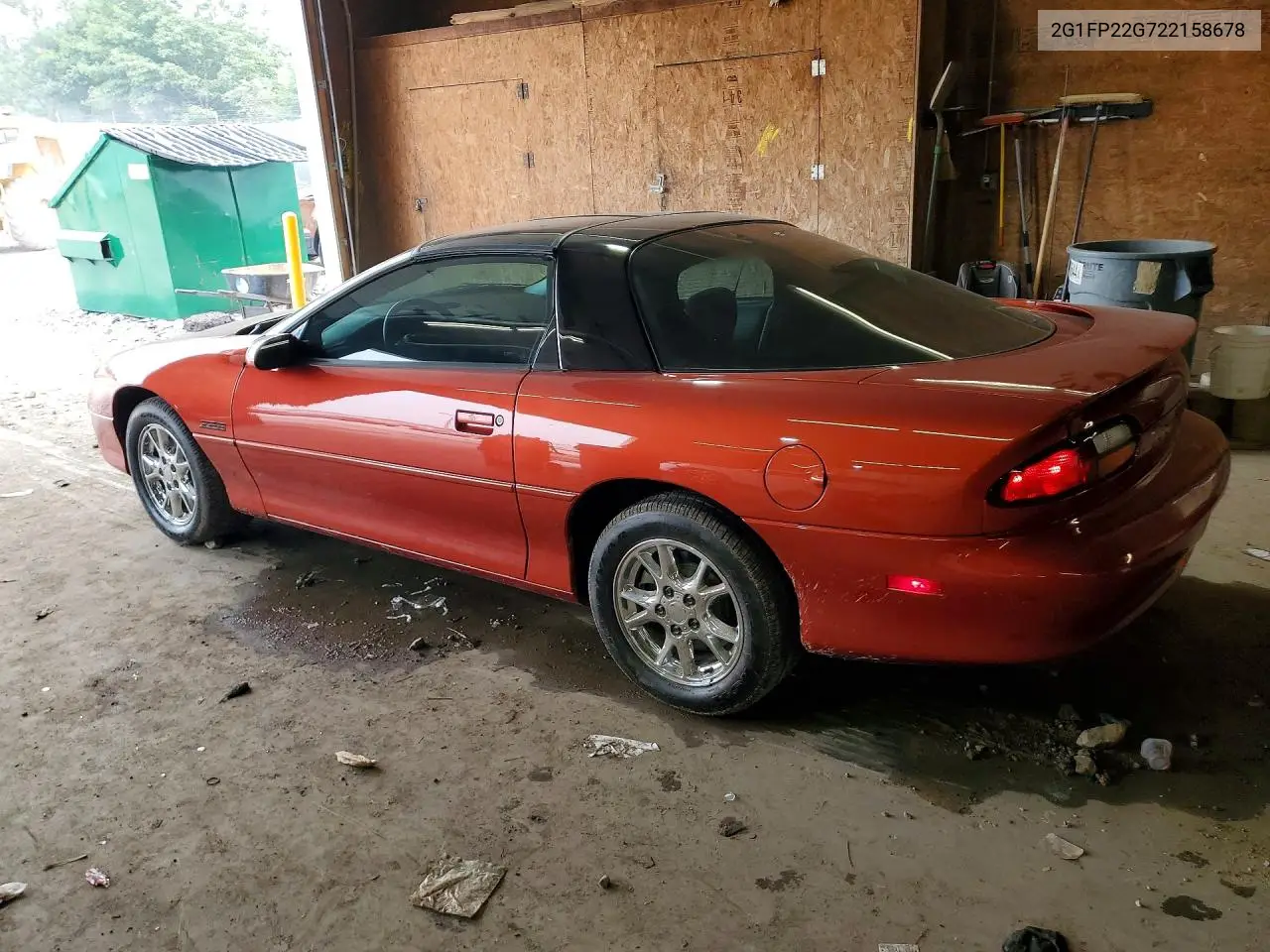 2002 Chevrolet Camaro Z28 VIN: 2G1FP22G722158678 Lot: 61225636