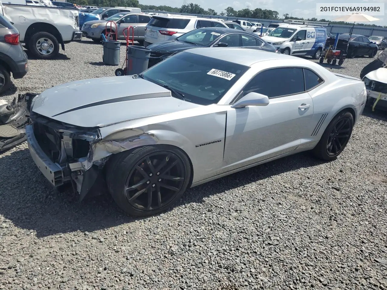 2010 Chevrolet Camaro Lt VIN: 2G1FC1EV6A9194982 Lot: 60775866