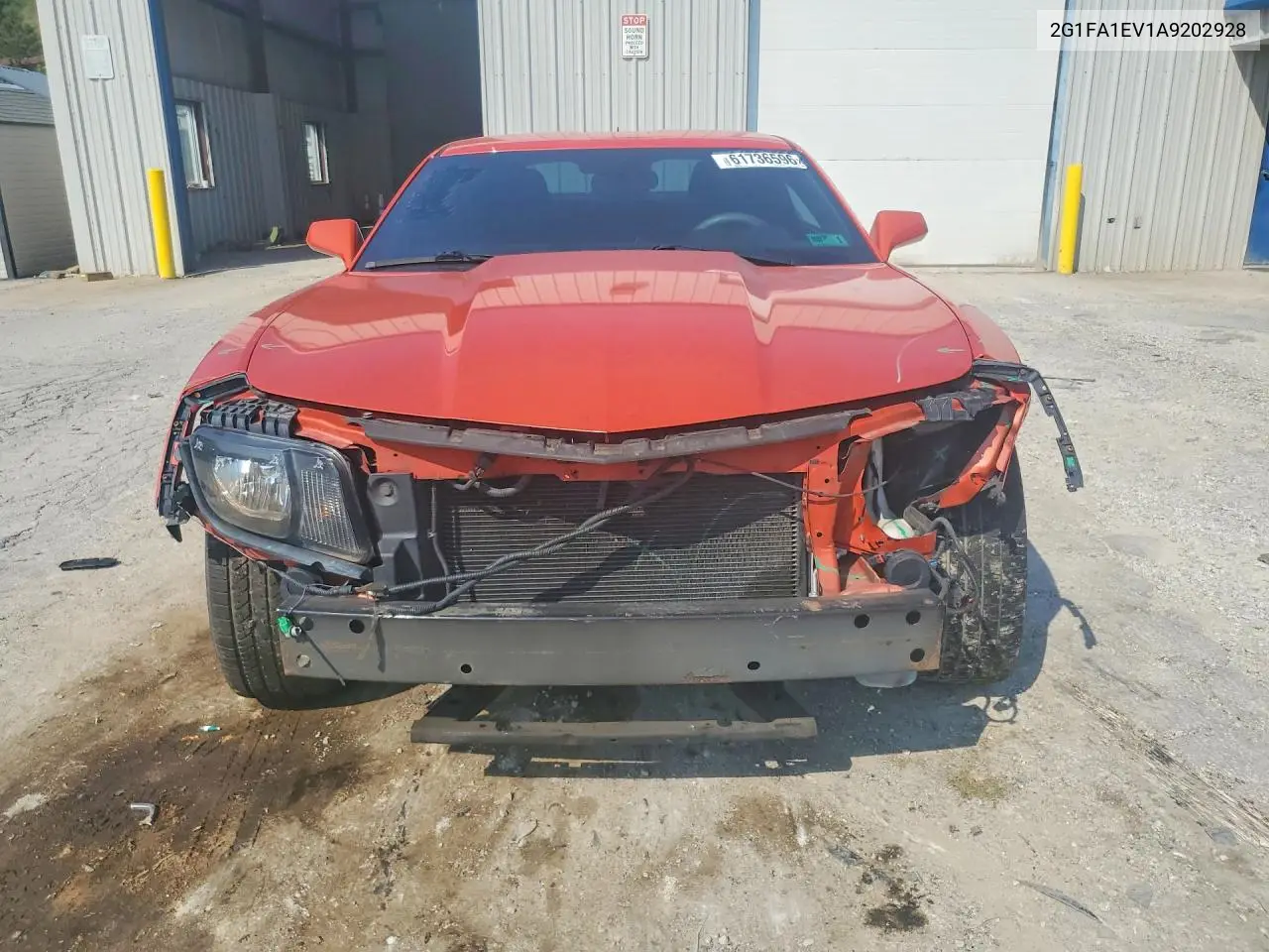 2010 Chevrolet Camaro Ls VIN: 2G1FA1EV1A9202928 Lot: 61736596