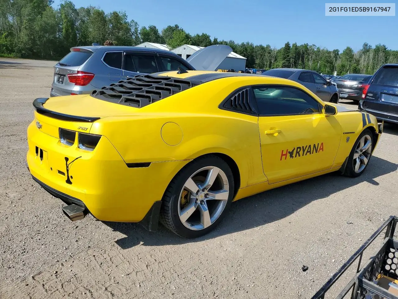 2011 Chevrolet Camaro Lt VIN: 2G1FG1ED5B9167947 Lot: 56231346