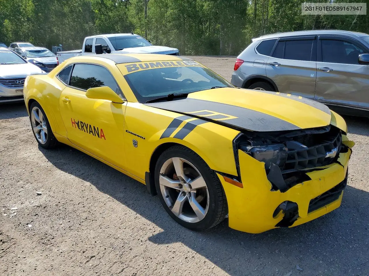 2011 Chevrolet Camaro Lt VIN: 2G1FG1ED5B9167947 Lot: 56231346