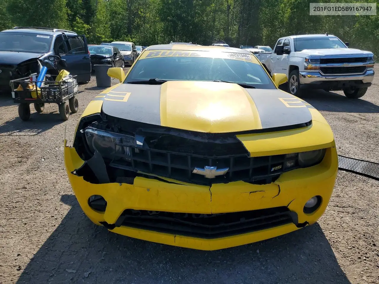 2011 Chevrolet Camaro Lt VIN: 2G1FG1ED5B9167947 Lot: 56231346