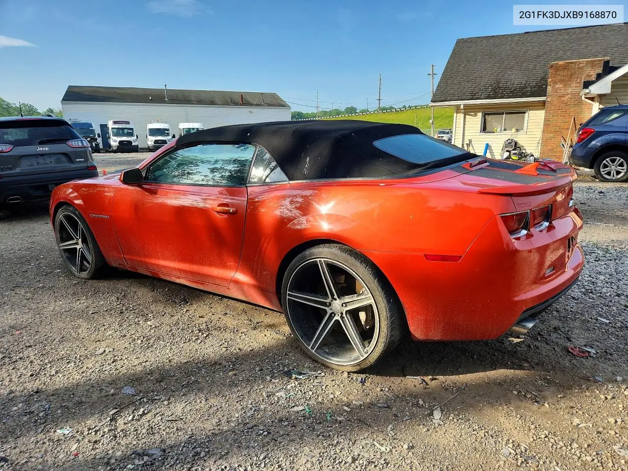 2G1FK3DJXB9168870 2011 Chevrolet Camaro 2Ss