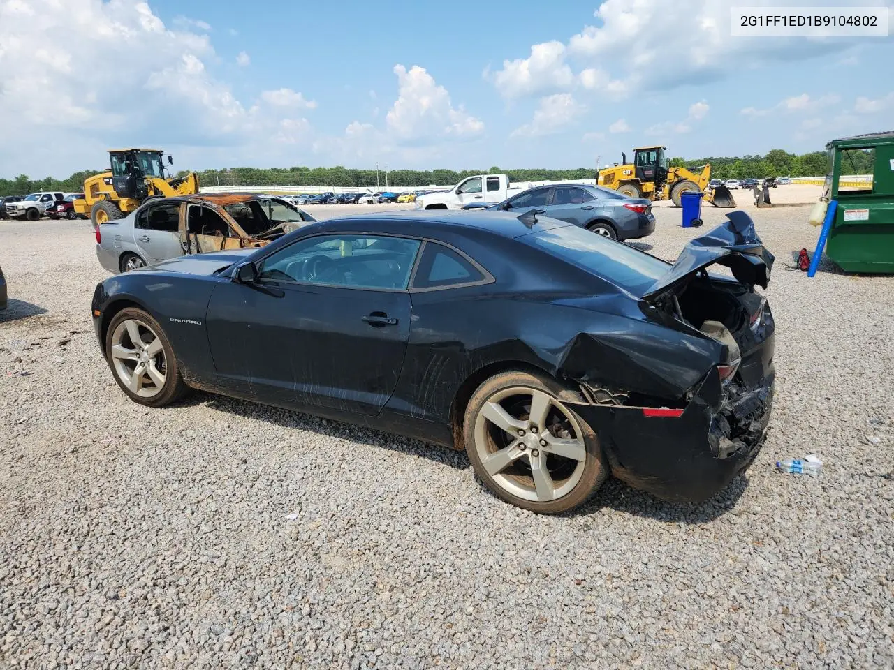 2011 Chevrolet Camaro Lt VIN: 2G1FF1ED1B9104802 Lot: 59688636