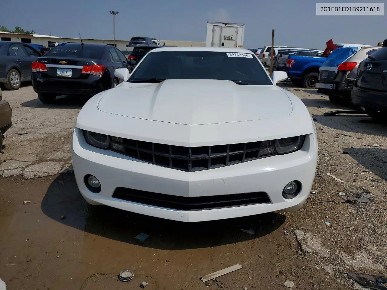 2011 Chevrolet Camaro Lt VIN: 2G1FB1ED1B9211618 Lot: 59740866
