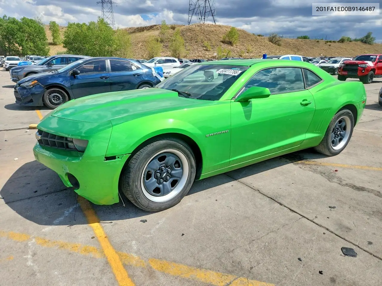 2011 Chevrolet Camaro Ls VIN: 2G1FA1ED0B9146487 Lot: 60411786