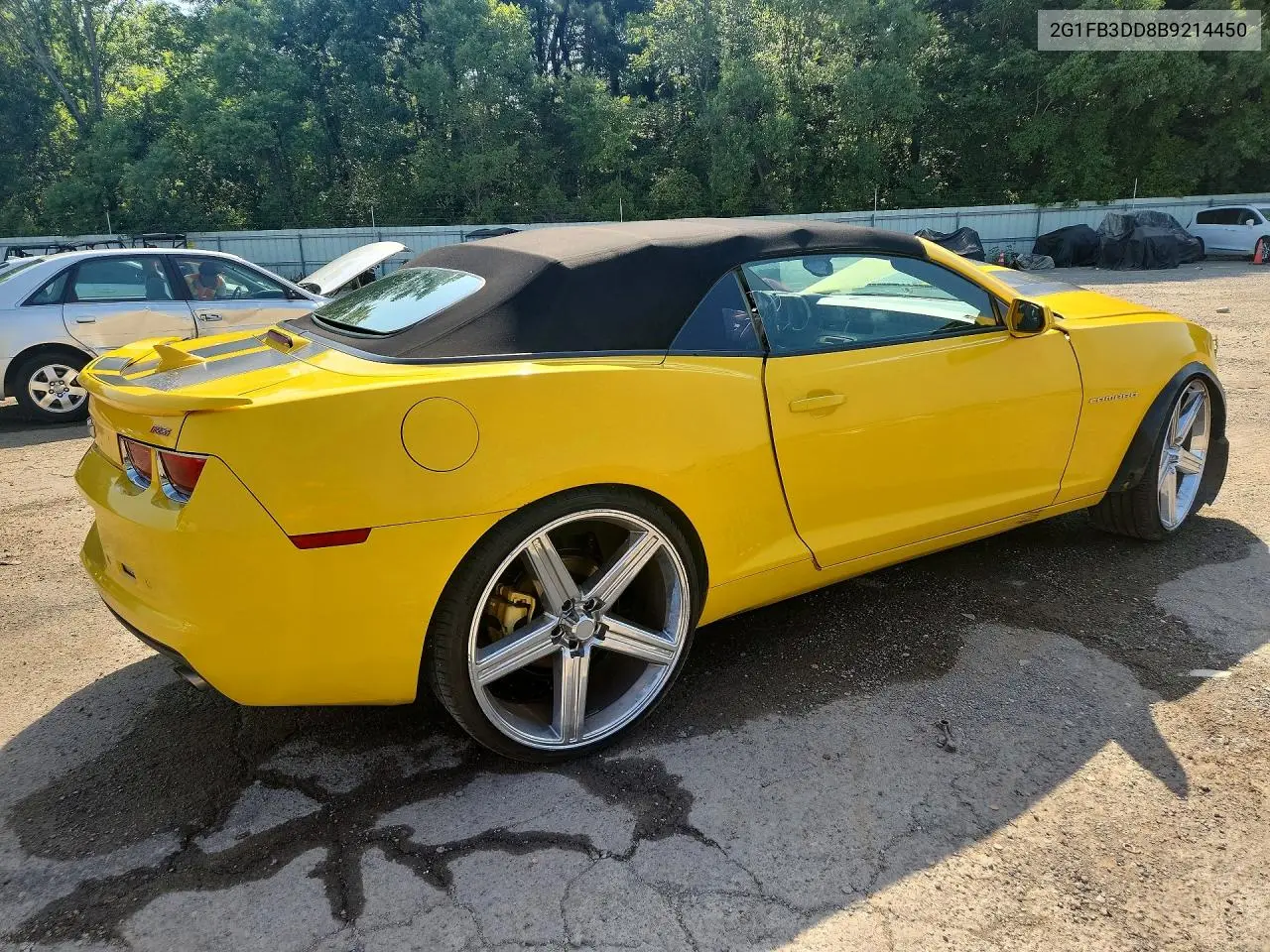 2011 Chevrolet Camaro Lt VIN: 2G1FB3DD8B9214450 Lot: 62116836