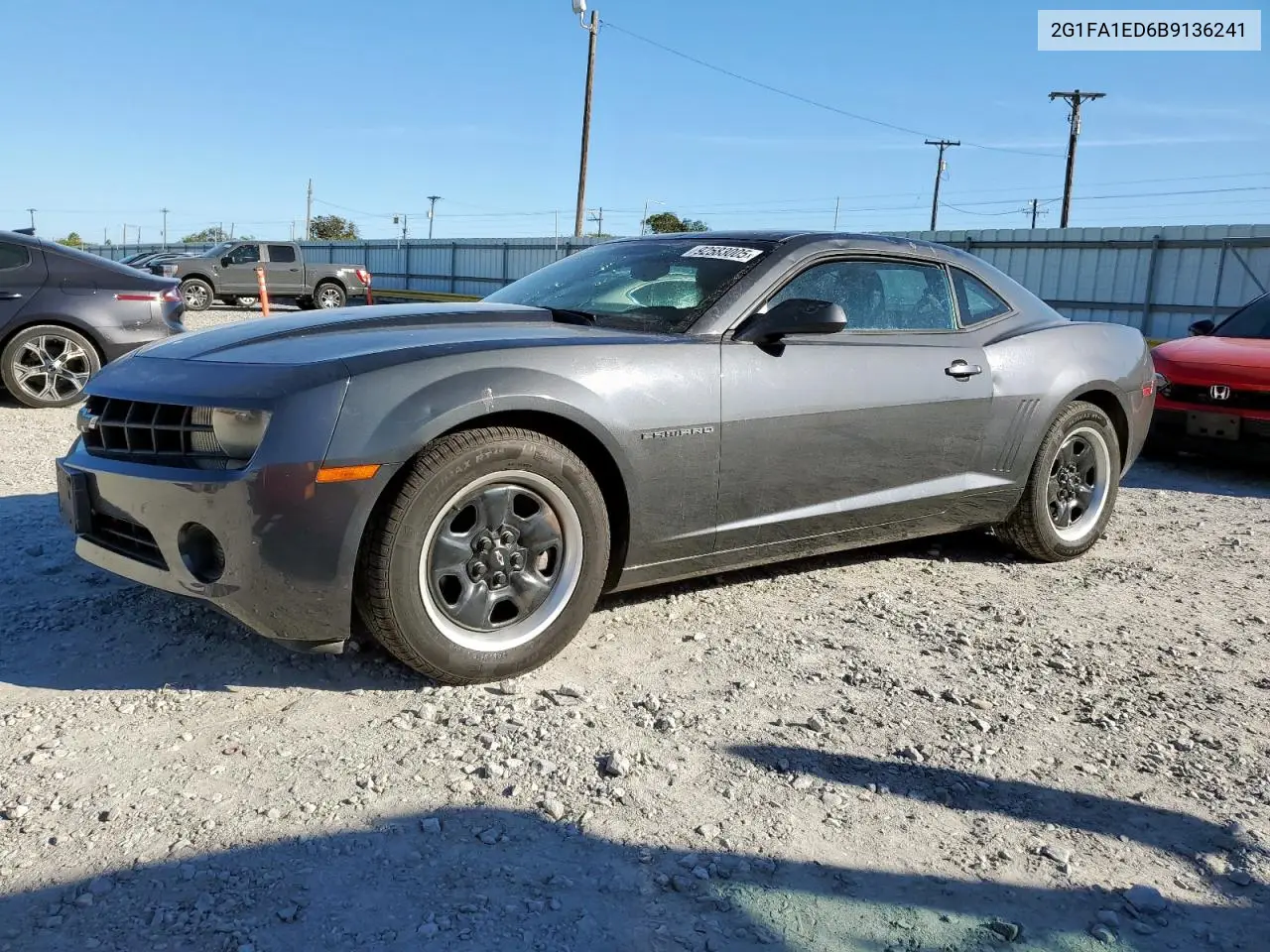 2G1FA1ED6B9136241 2011 Chevrolet Camaro Ls
