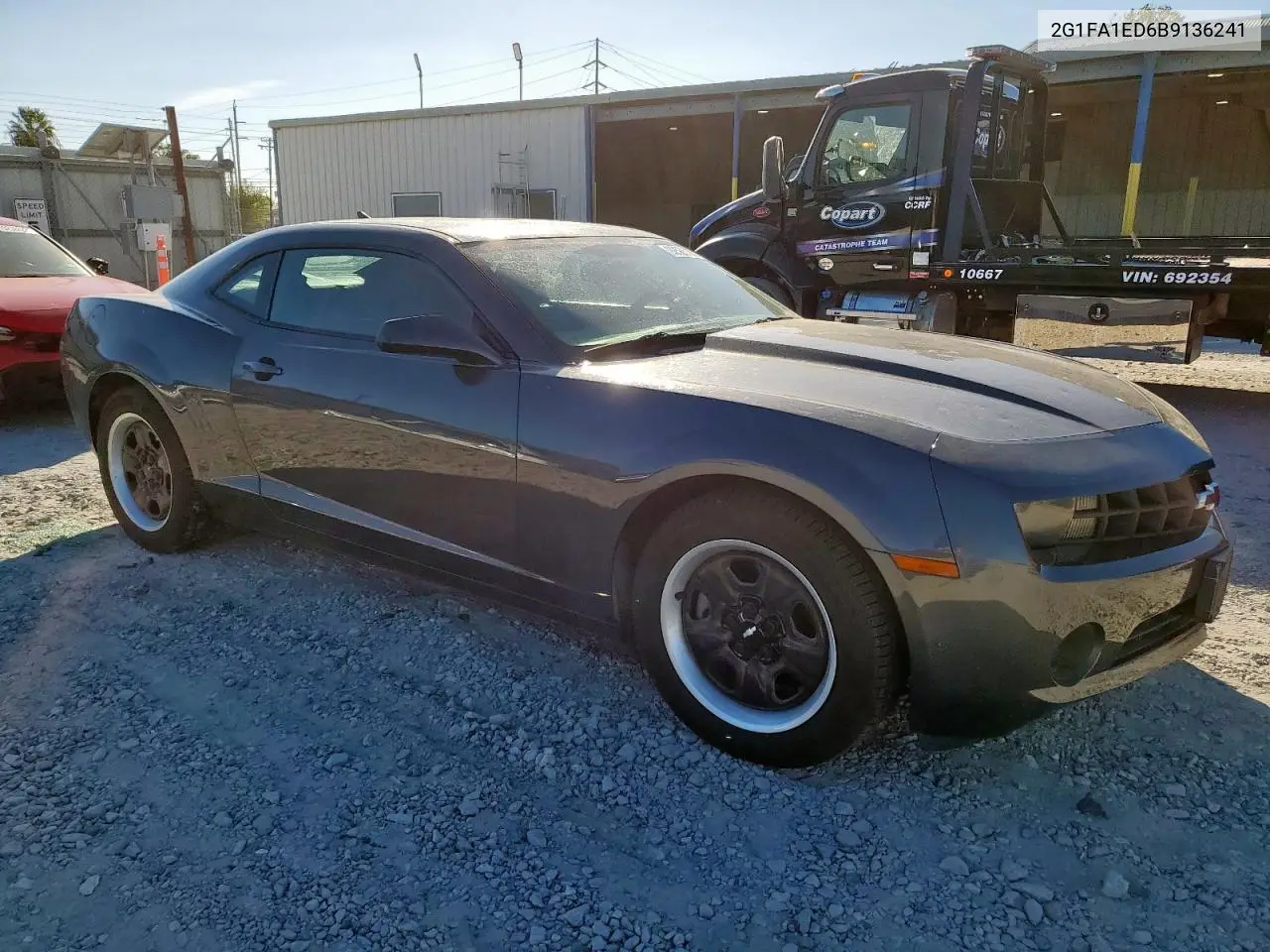 2G1FA1ED6B9136241 2011 Chevrolet Camaro Ls