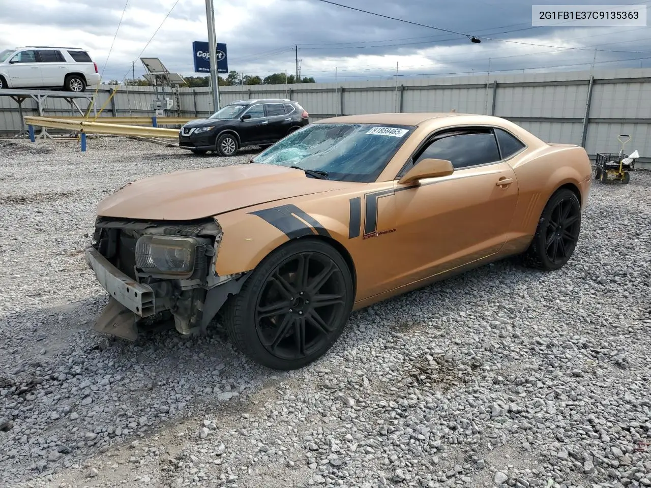 2G1FB1E37C9135363 2012 Chevrolet Camaro Lt
