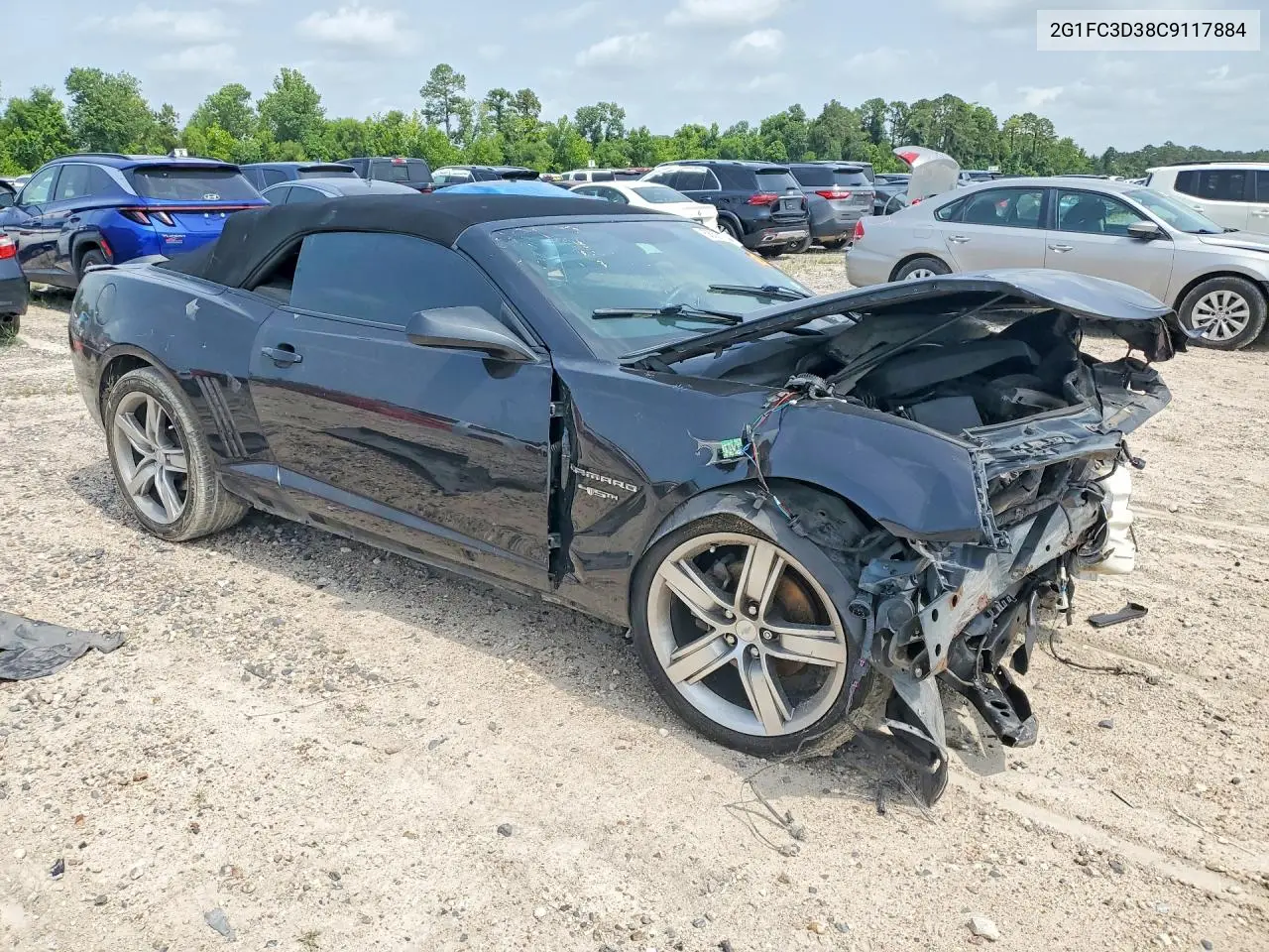 2012 Chevrolet Camaro Lt VIN: 2G1FC3D38C9117884 Lot: 58326866