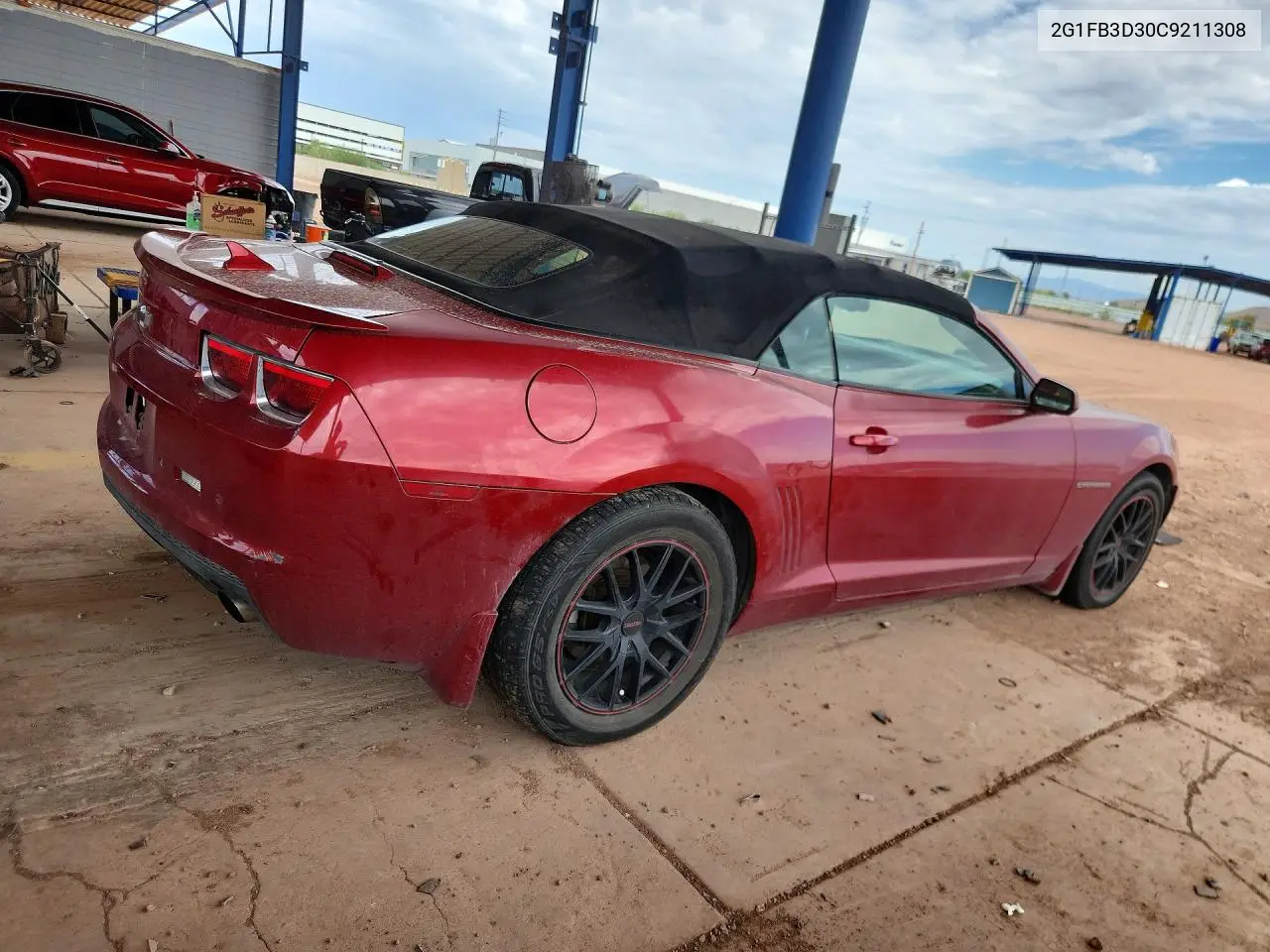 2012 Chevrolet Camaro Lt VIN: 2G1FB3D30C9211308 Lot: 61090276