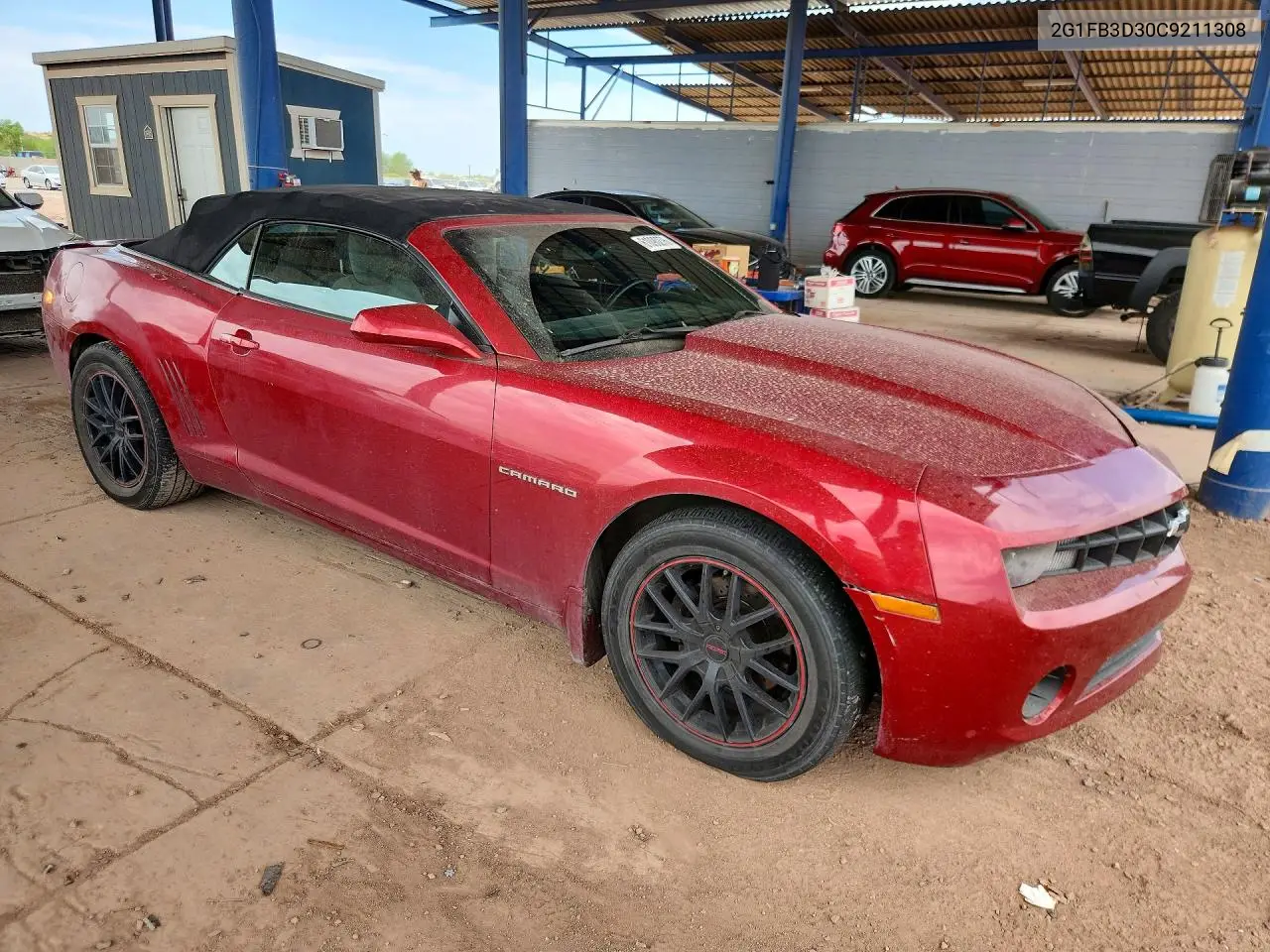 2012 Chevrolet Camaro Lt VIN: 2G1FB3D30C9211308 Lot: 61090276