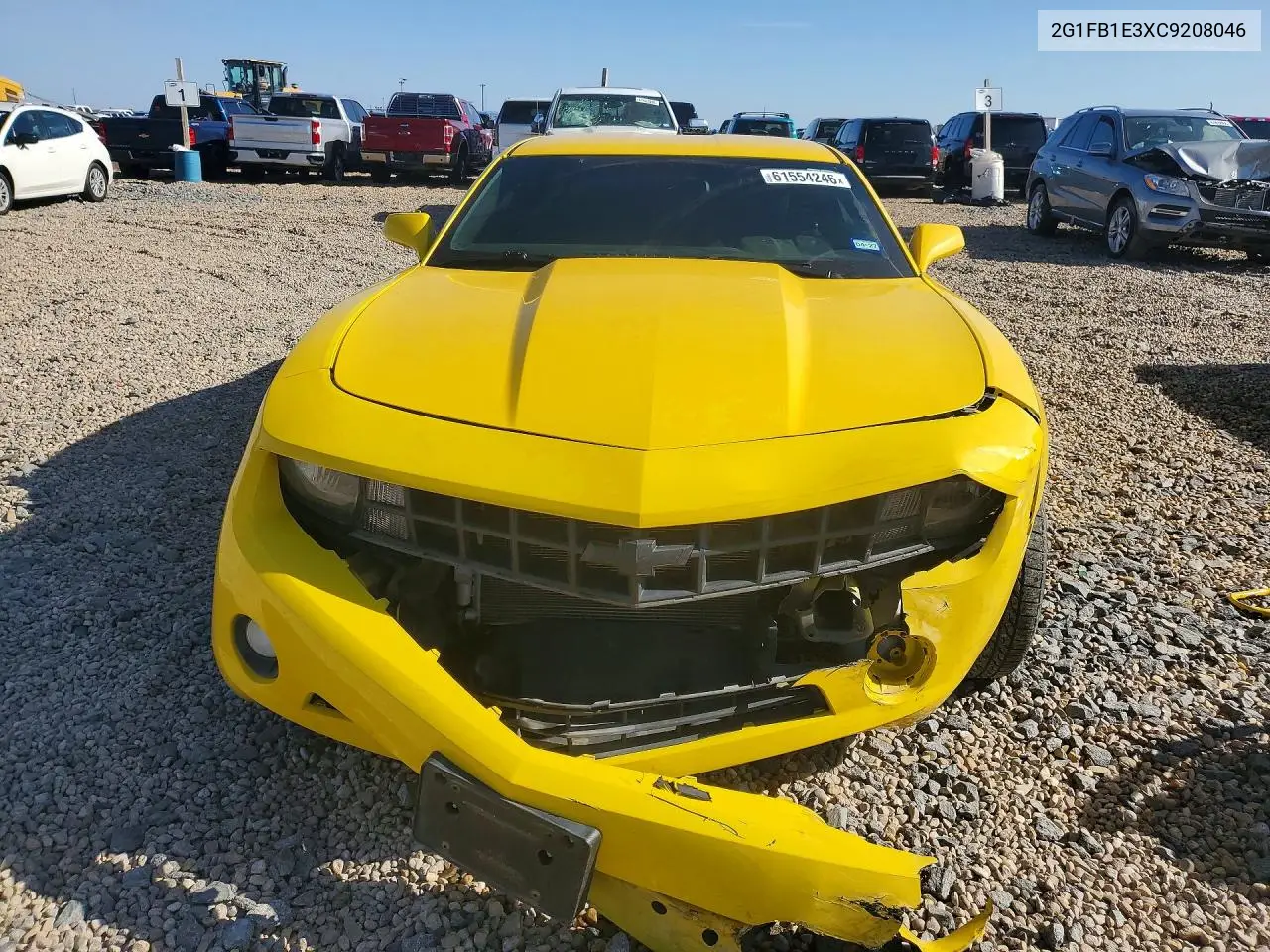 2012 Chevrolet Camaro Lt VIN: 2G1FB1E3XC9208046 Lot: 61554246