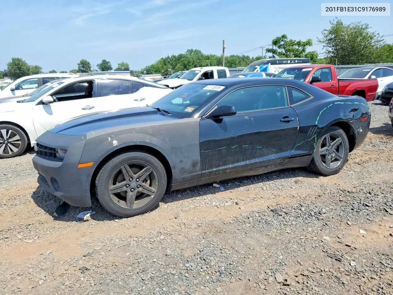 2012 Chevrolet Camaro Lt VIN: 2G1FB1E31C9176989 Lot: 61745876