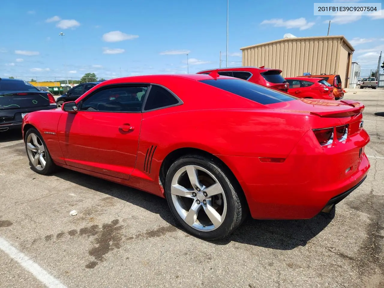 2012 Chevrolet Camaro Lt VIN: 2G1FB1E39C9207504 Lot: 62281756