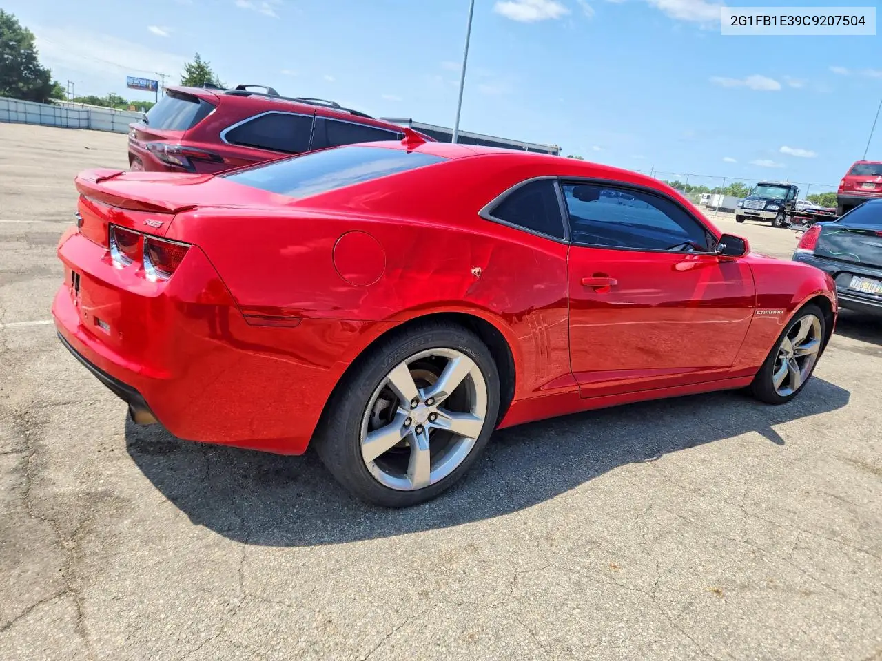 2012 Chevrolet Camaro Lt VIN: 2G1FB1E39C9207504 Lot: 62281756