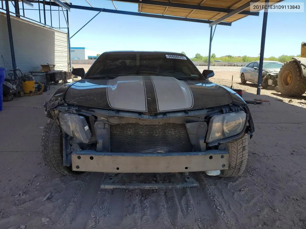 2013 Chevrolet Camaro Lt VIN: 2G1FC1E31D9113843 Lot: 56668676