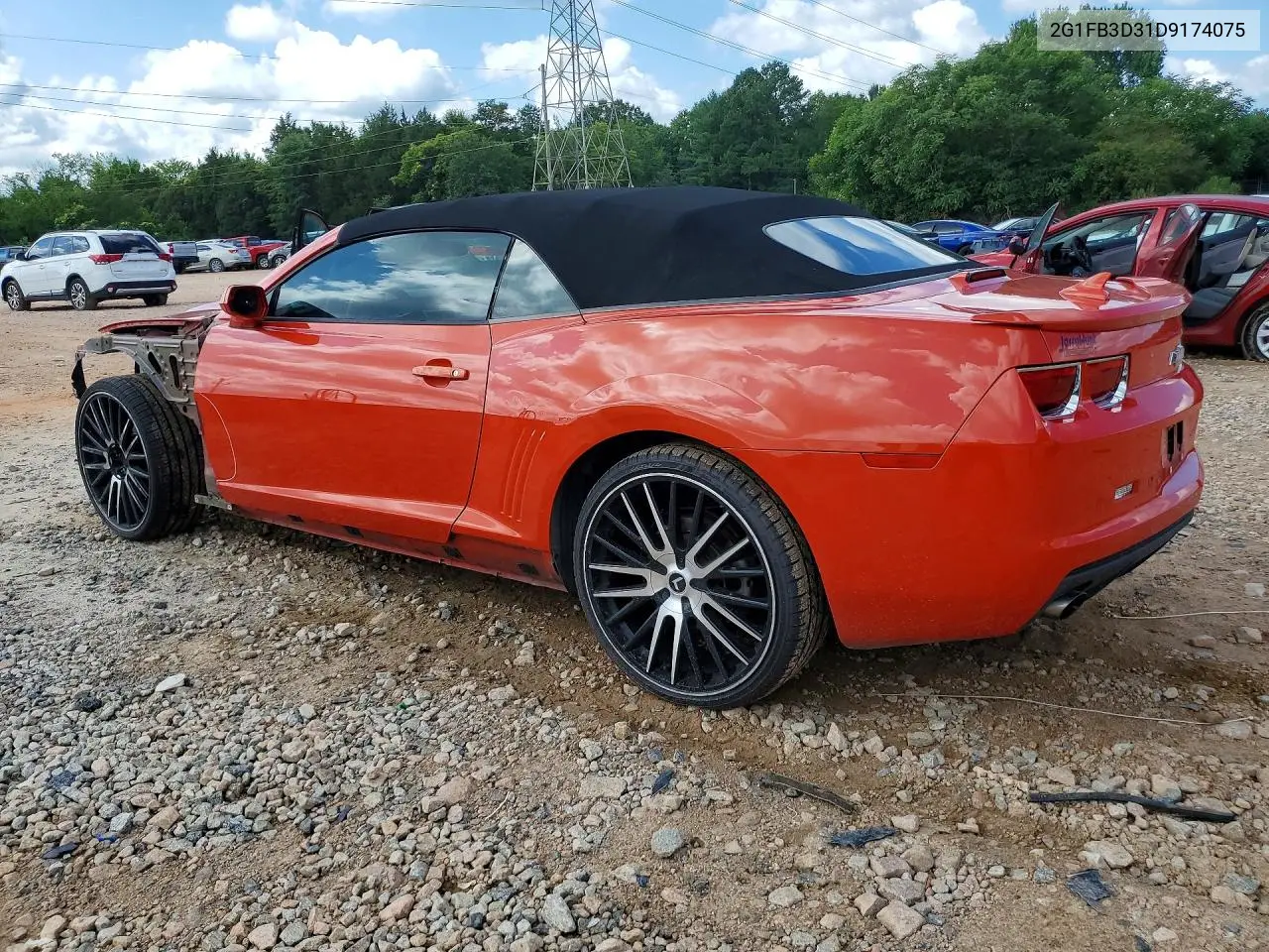 2013 Chevrolet Camaro Lt VIN: 2G1FB3D31D9174075 Lot: 58927746