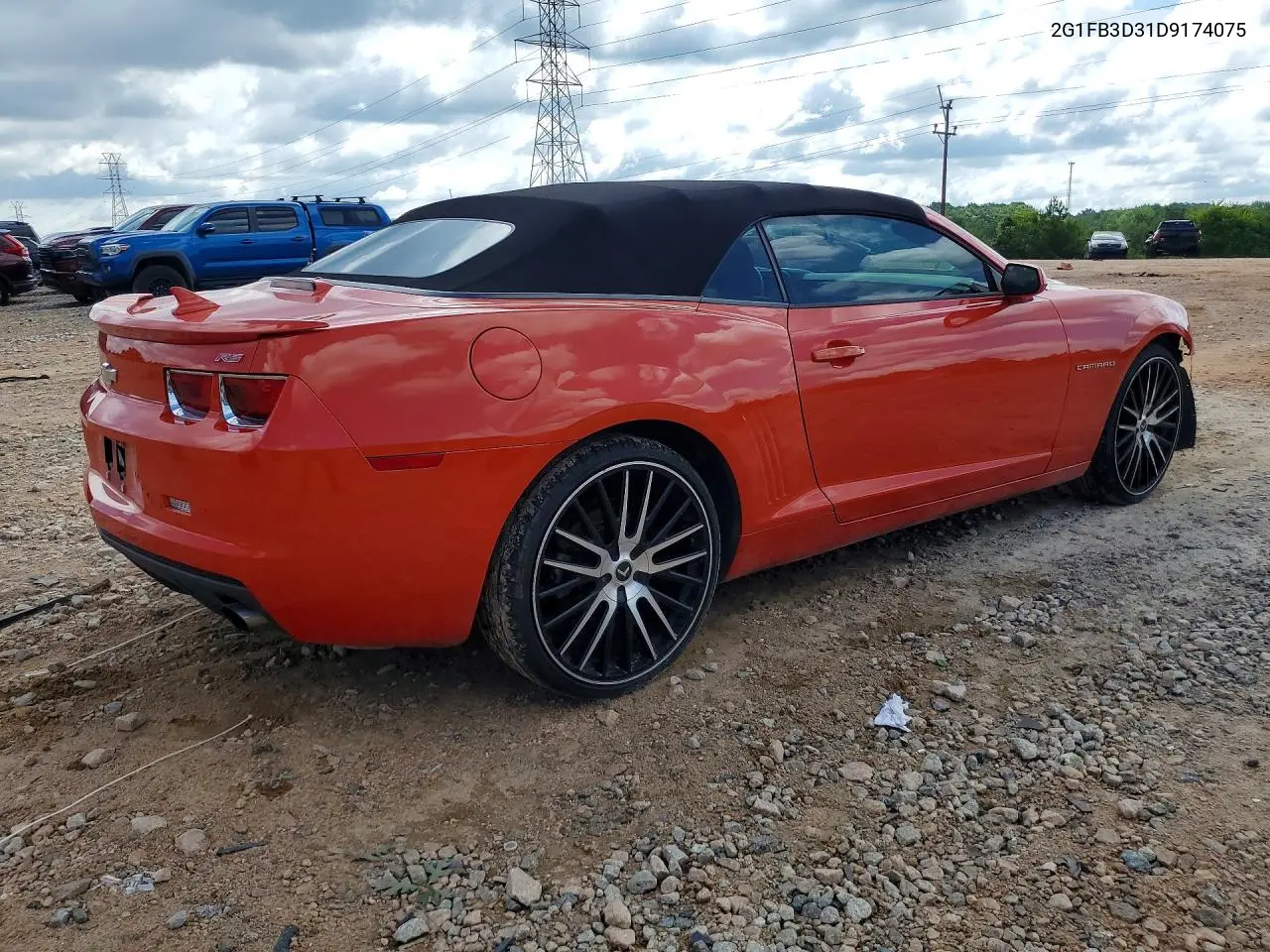 2013 Chevrolet Camaro Lt VIN: 2G1FB3D31D9174075 Lot: 58927746