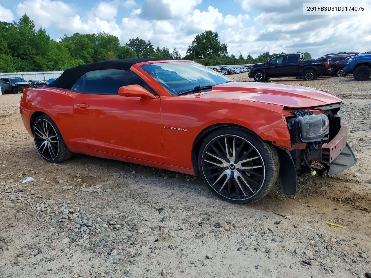 2013 Chevrolet Camaro Lt VIN: 2G1FB3D31D9174075 Lot: 58927746
