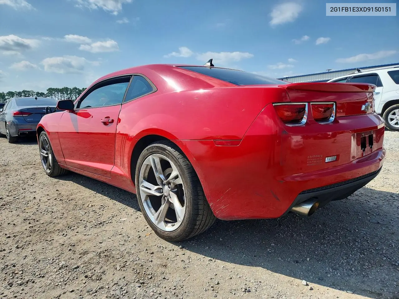 2013 Chevrolet Camaro Lt VIN: 2G1FB1E3XD9150151 Lot: 59235936