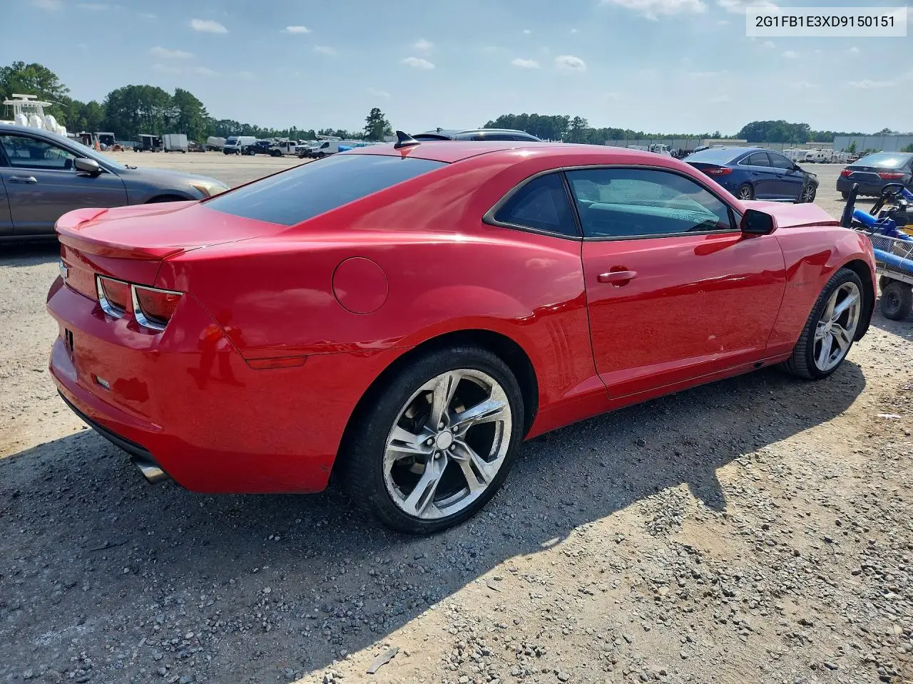 2013 Chevrolet Camaro Lt VIN: 2G1FB1E3XD9150151 Lot: 59235936