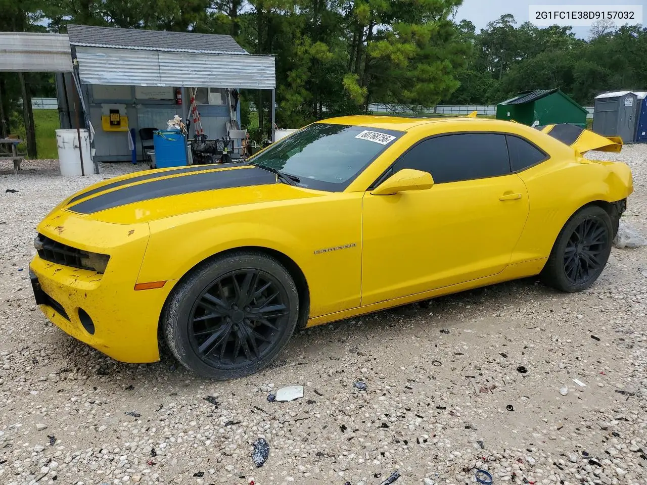 2013 Chevrolet Camaro Lt VIN: 2G1FC1E38D9157032 Lot: 60768756