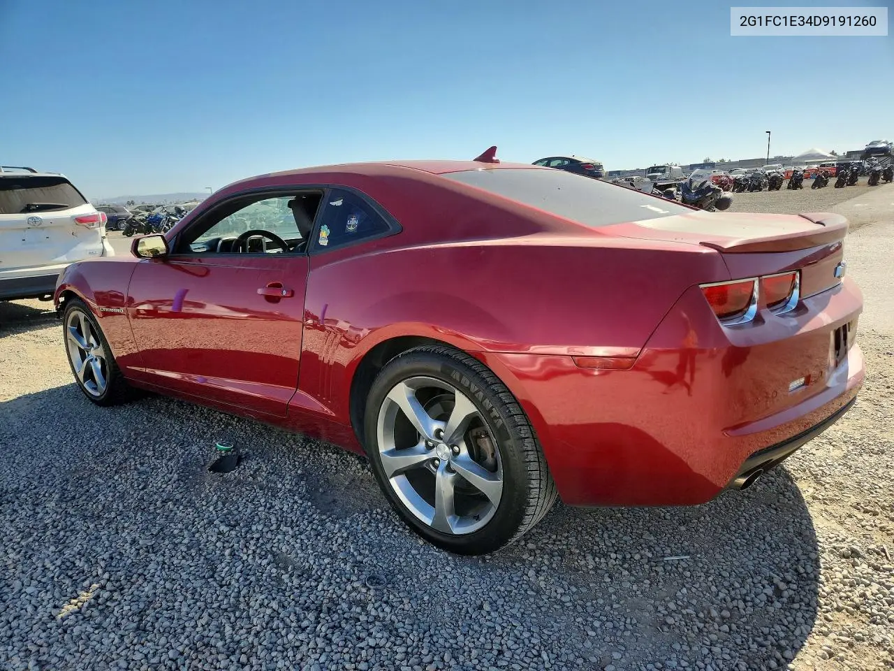 2013 Chevrolet Camaro Lt VIN: 2G1FC1E34D9191260 Lot: 60967386