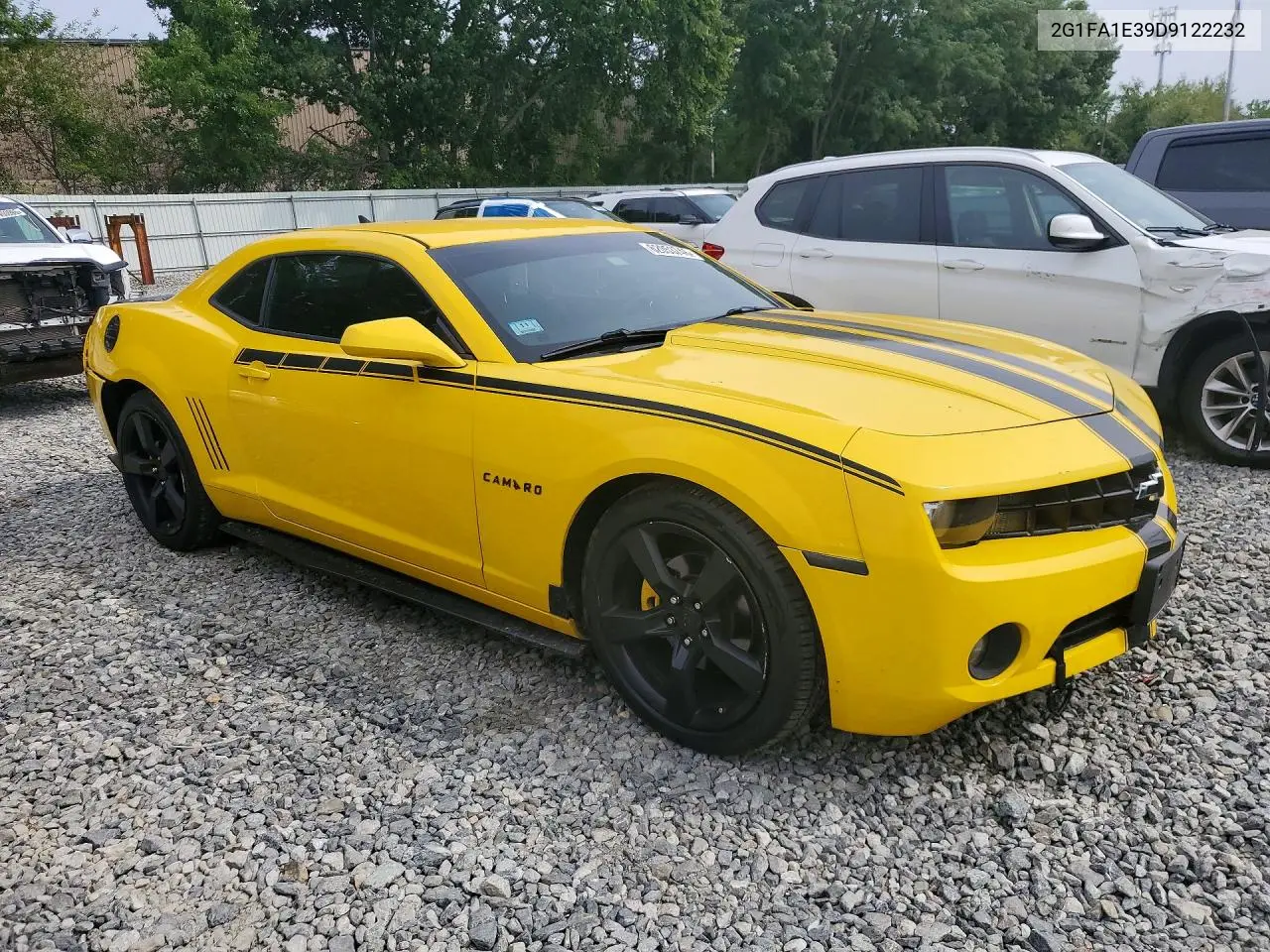 2013 Chevrolet Camaro Ls VIN: 2G1FA1E39D9122232 Lot: 62053746
