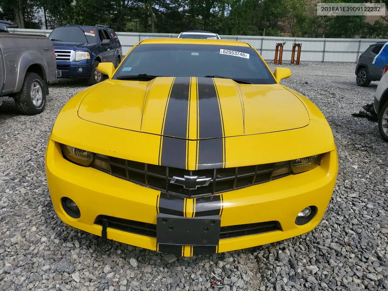 2013 Chevrolet Camaro Ls VIN: 2G1FA1E39D9122232 Lot: 62053746