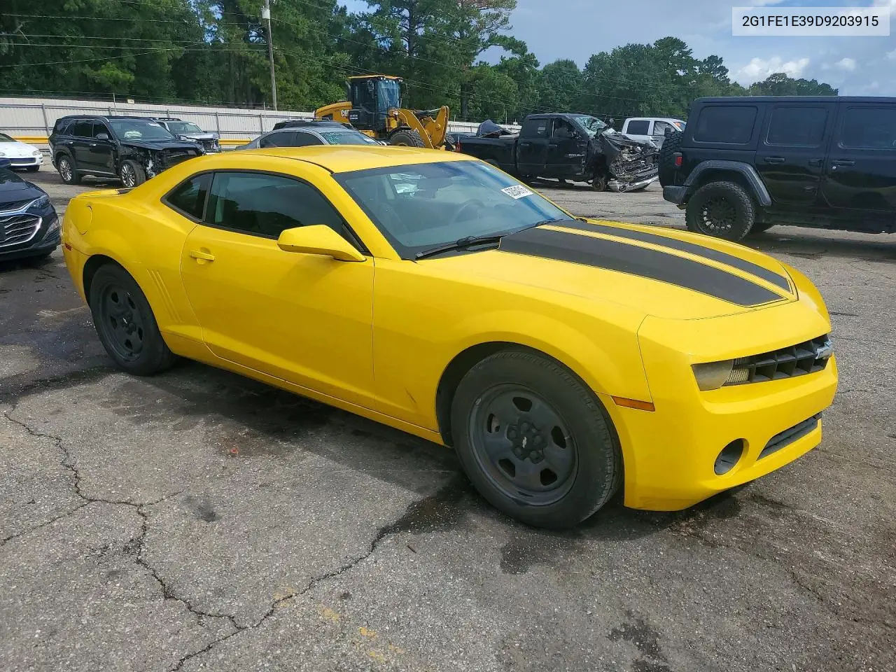 2013 Chevrolet Camaro Ls VIN: 2G1FE1E39D9203915 Lot: 62054316