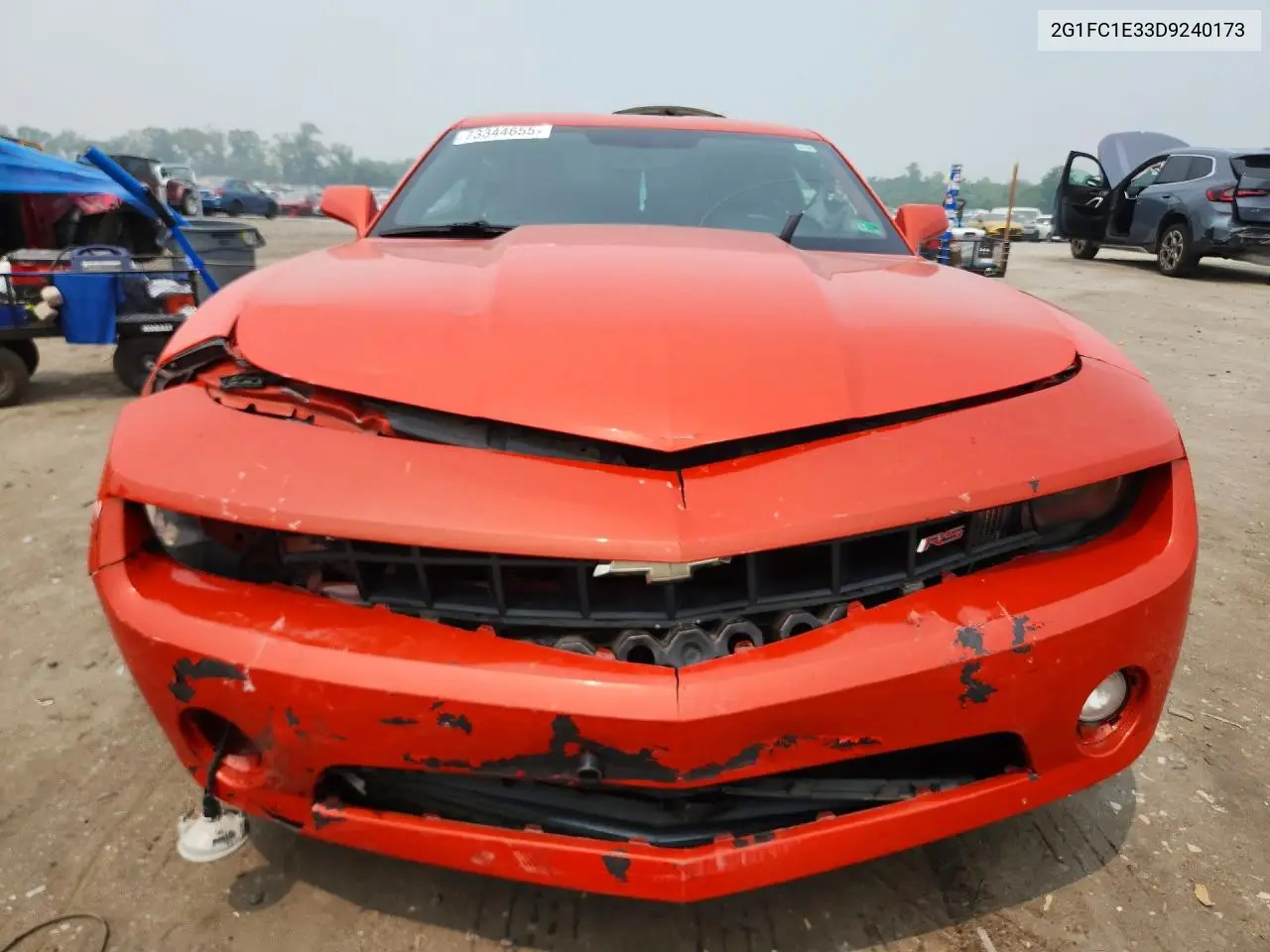 2013 Chevrolet Camaro Lt VIN: 2G1FC1E33D9240173 Lot: 73344655