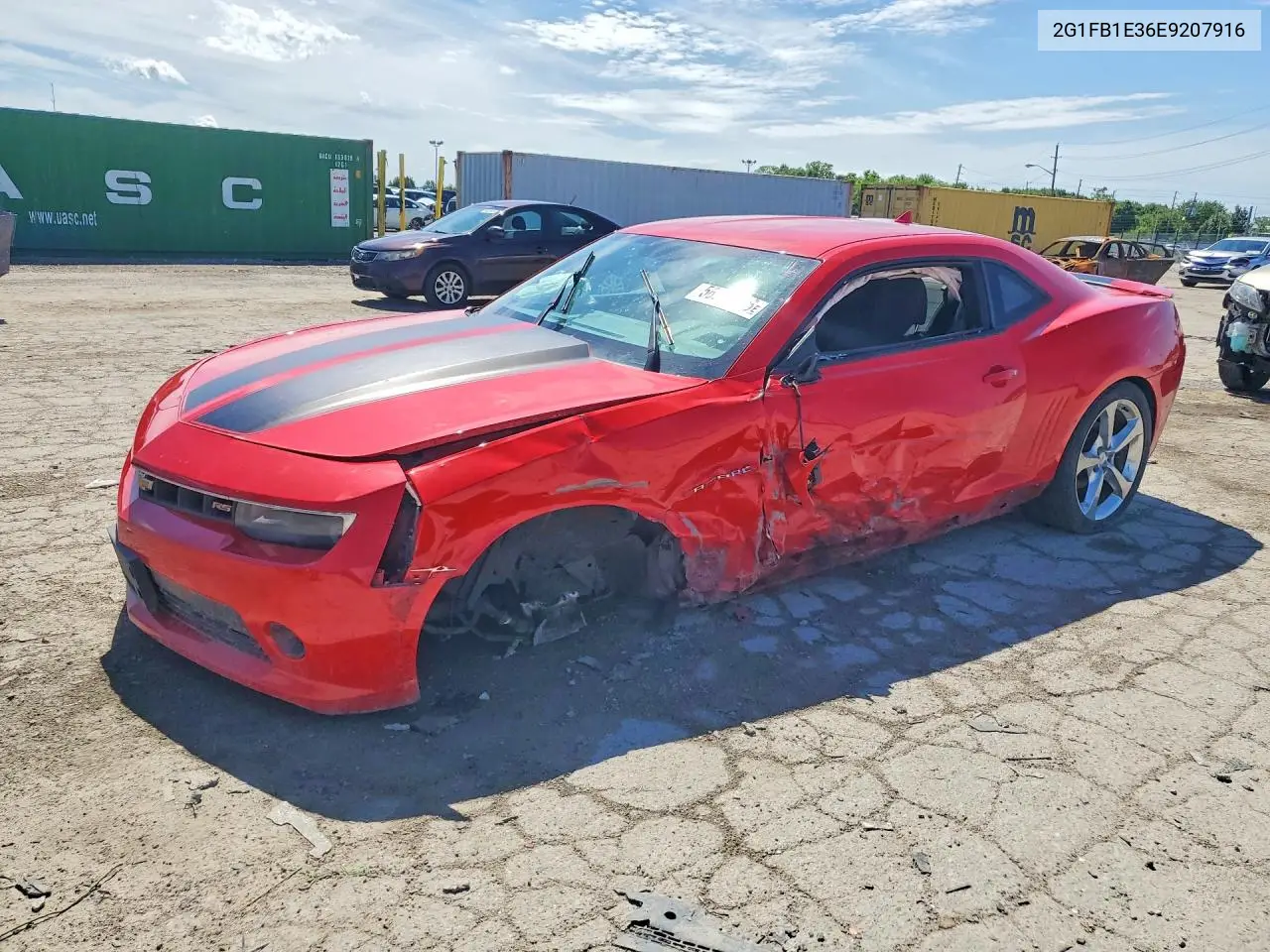 2014 Chevrolet Camaro Lt VIN: 2G1FB1E36E9207916 Lot: 56629976