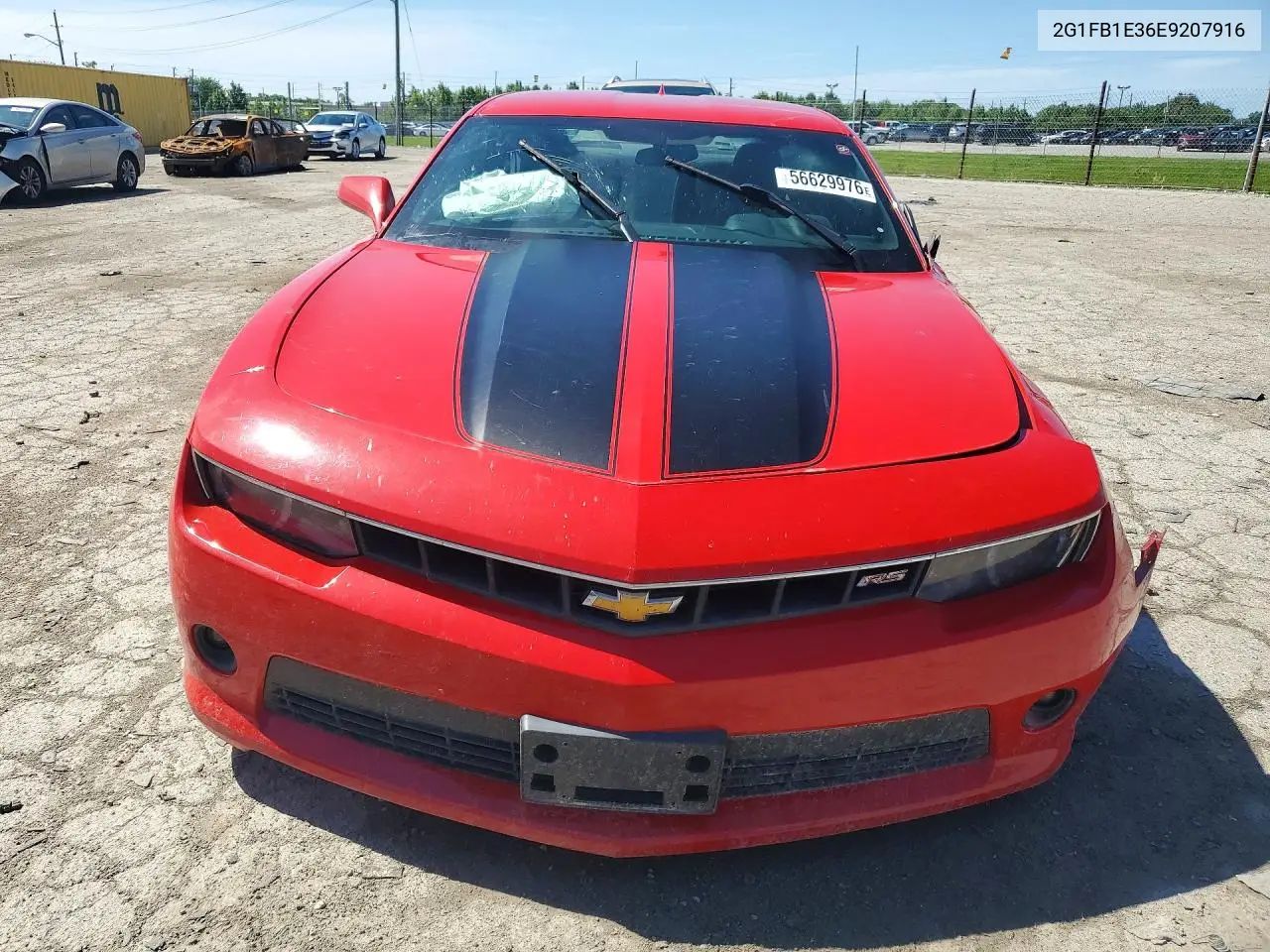2014 Chevrolet Camaro Lt VIN: 2G1FB1E36E9207916 Lot: 56629976