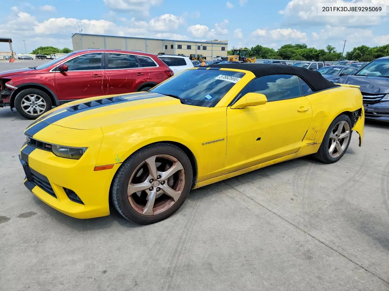 2014 Chevrolet Camaro 2Ss VIN: 2G1FK3DJ8E9295069 Lot: 57882666