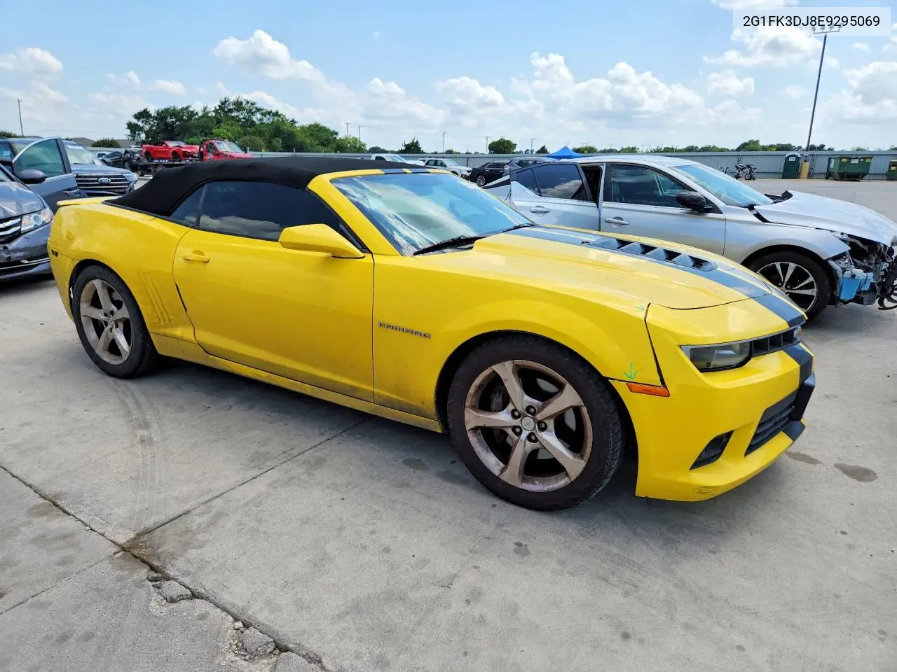 2014 Chevrolet Camaro 2Ss VIN: 2G1FK3DJ8E9295069 Lot: 57882666