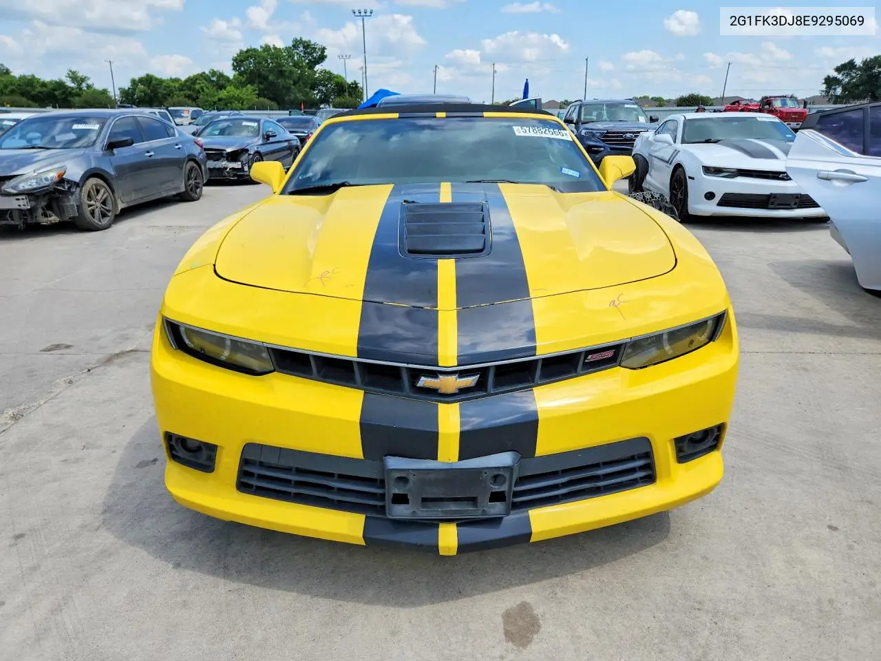 2014 Chevrolet Camaro 2Ss VIN: 2G1FK3DJ8E9295069 Lot: 57882666