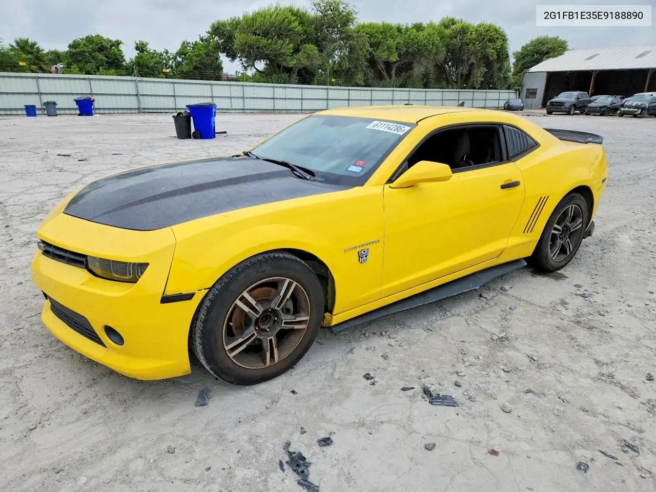 2014 Chevrolet Camaro Lt VIN: 2G1FB1E35E9188890 Lot: 61114286