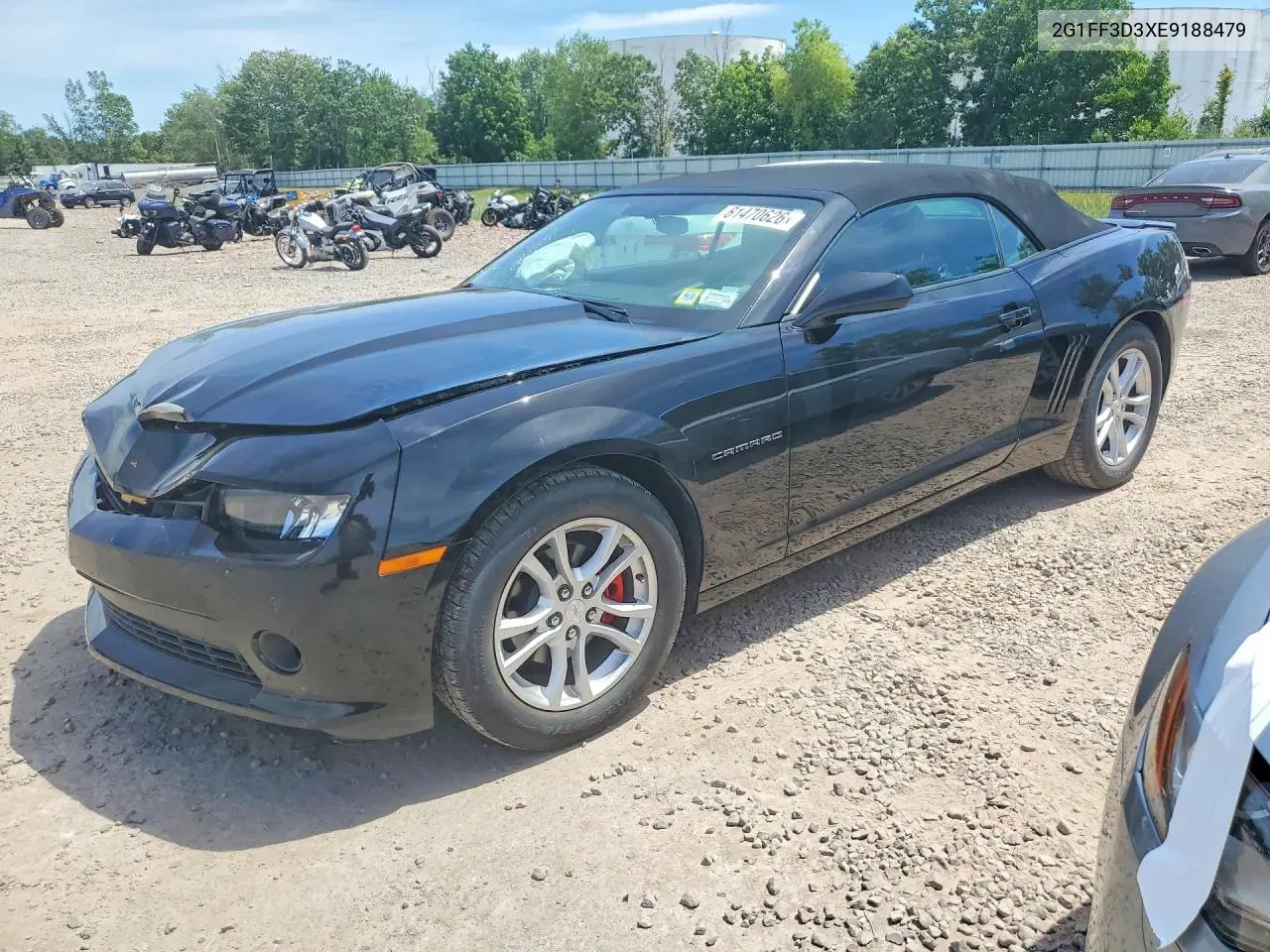 2014 Chevrolet Camaro Lt VIN: 2G1FF3D3XE9188479 Lot: 61470626