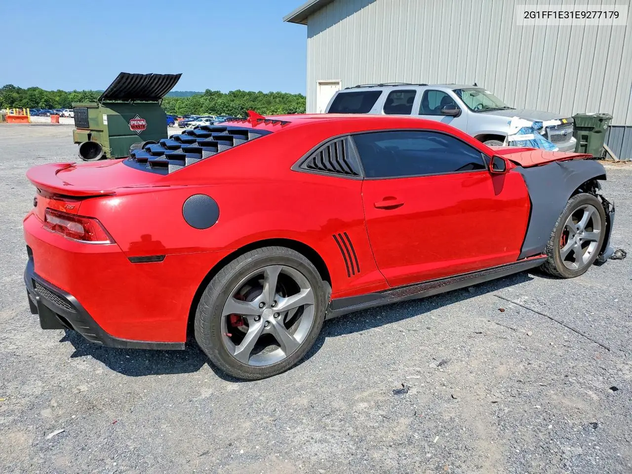 2014 Chevrolet Camaro Lt VIN: 2G1FF1E31E9277179 Lot: 61734146