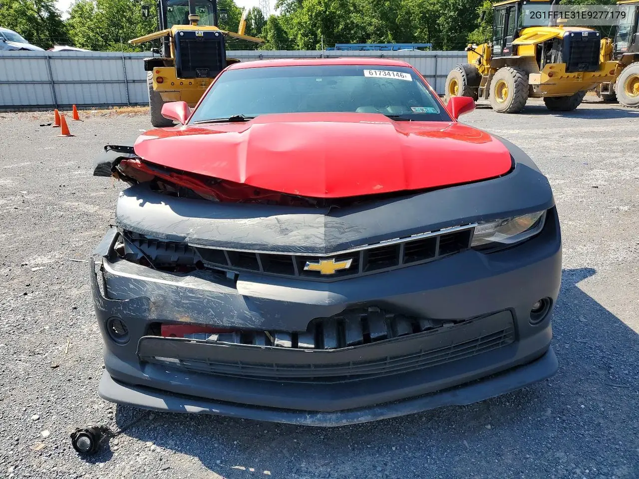 2014 Chevrolet Camaro Lt VIN: 2G1FF1E31E9277179 Lot: 61734146