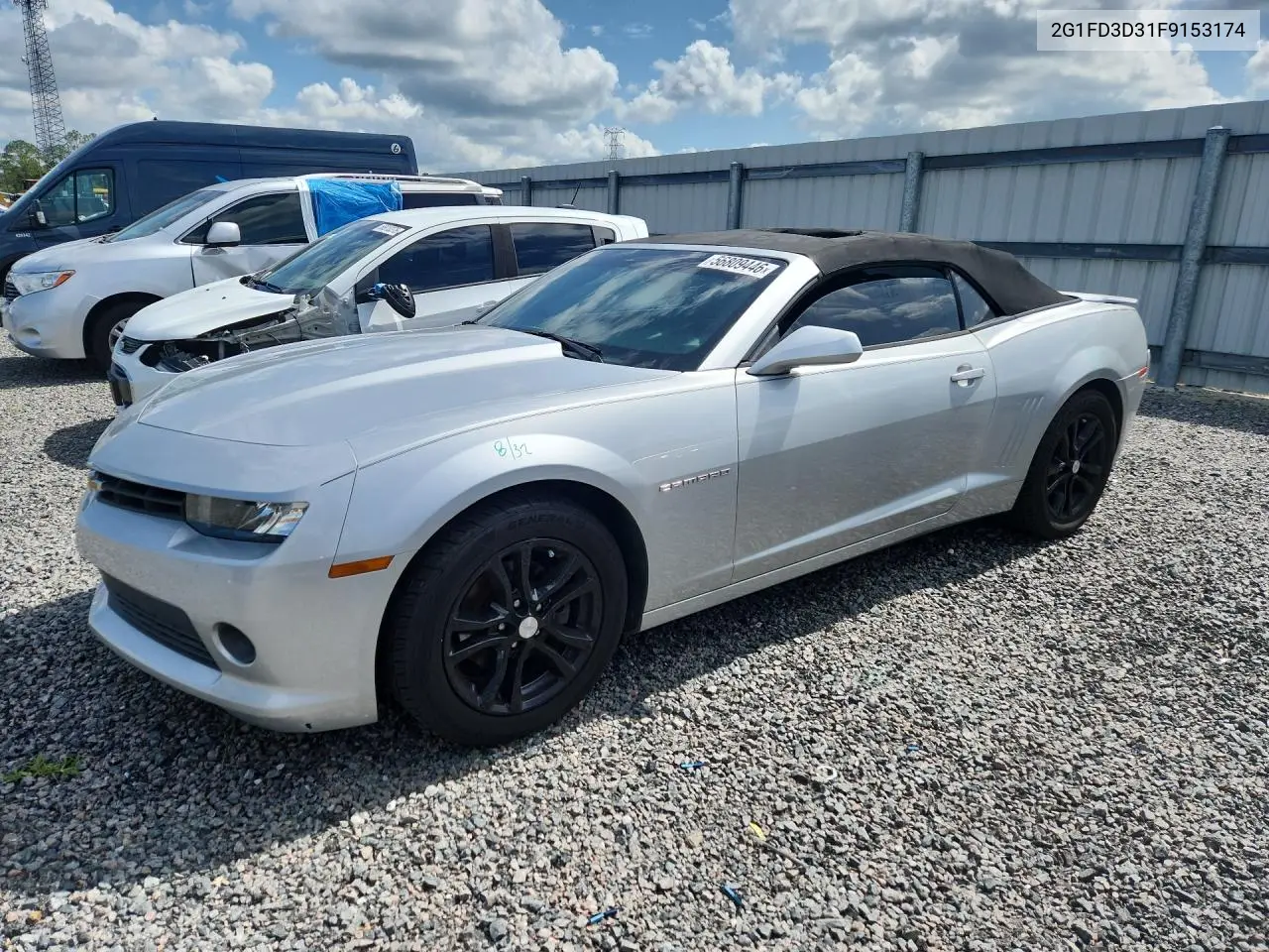 2015 Chevrolet Camaro Lt VIN: 2G1FD3D31F9153174 Lot: 56809446