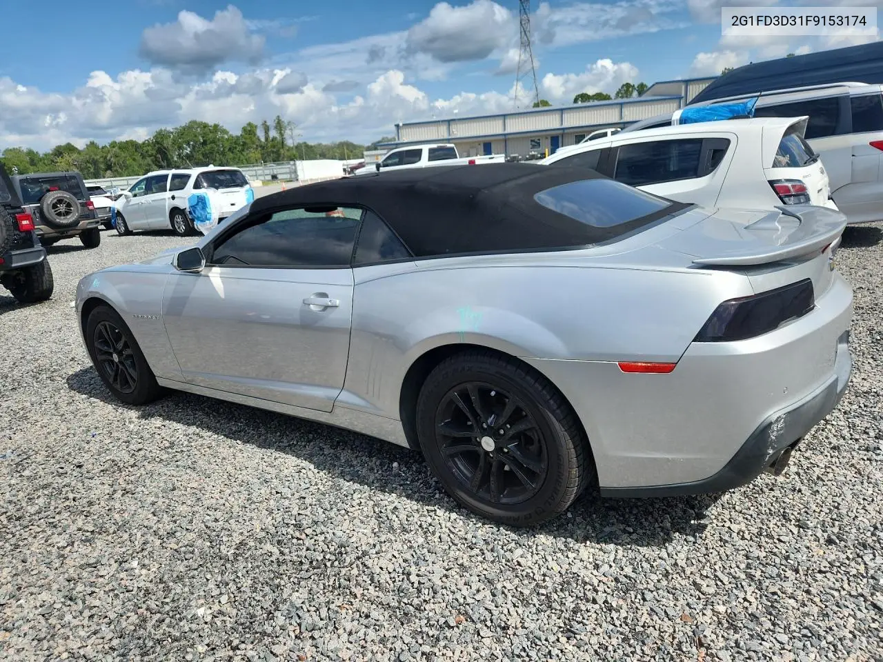 2015 Chevrolet Camaro Lt VIN: 2G1FD3D31F9153174 Lot: 56809446