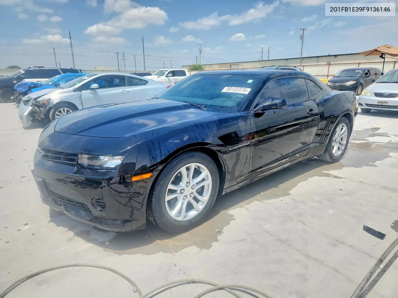2015 Chevrolet Camaro Ls VIN: 2G1FB1E39F9136146 Lot: 58132376