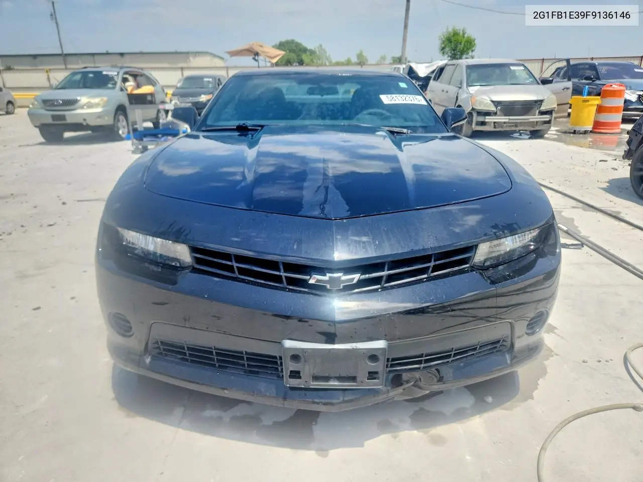 2015 Chevrolet Camaro Ls VIN: 2G1FB1E39F9136146 Lot: 58132376
