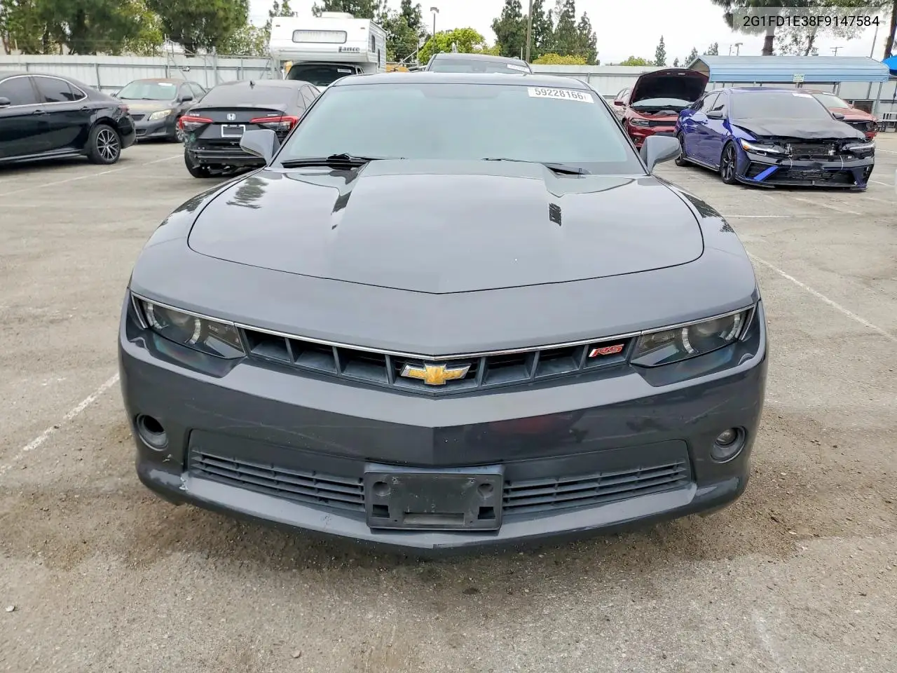 2015 Chevrolet Camaro Lt VIN: 2G1FD1E38F9147584 Lot: 59228166