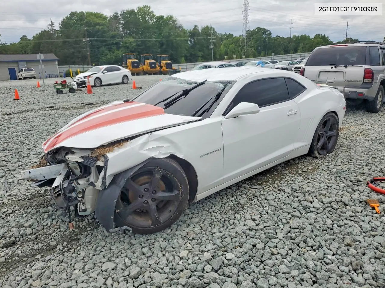 2015 Chevrolet Camaro Lt VIN: 2G1FD1E31F9103989 Lot: 60476316