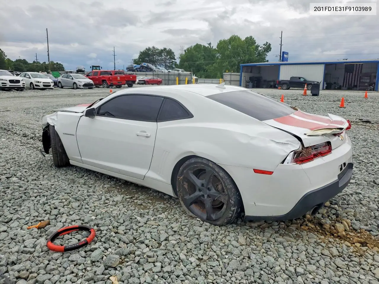 2015 Chevrolet Camaro Lt VIN: 2G1FD1E31F9103989 Lot: 60476316