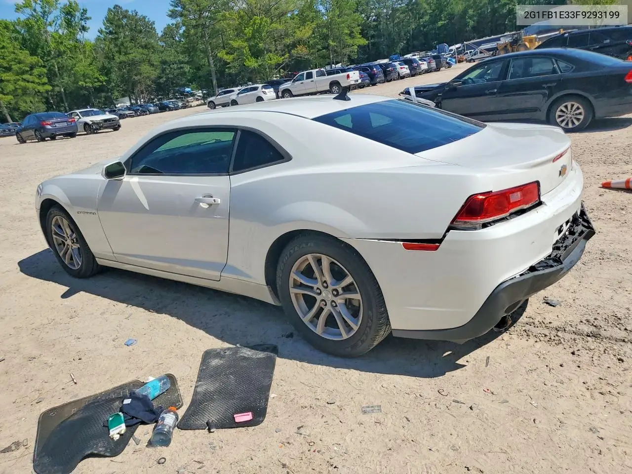 2015 Chevrolet Camaro Ls VIN: 2G1FB1E33F9293199 Lot: 60787316